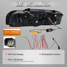 Load image into Gallery viewer, Spec-D LED Tail Lights for Chevy Camaro (2019-2023) C8 Style with Sequential Turn Signals - Clear or Smoked Lens - Clear Lens Alternate Image