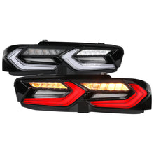 Load image into Gallery viewer, Spec-D LED Tail Lights for Chevy Camaro (2019-2023) C8 Style with Sequential Turn Signals - Clear or Smoked Lens - Clear Lens Alternate Image