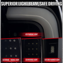 Load image into Gallery viewer, Spec-D Full LED Tail Lights for Chevy Colorado &amp; GMC Canyon (2015-2022) Sequential Turn Signals - Black or Chrome - Clear / Smoked / Red Lens Alternate Image