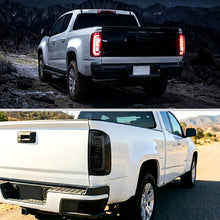 Load image into Gallery viewer, Spec-D Full LED Tail Lights for Chevy Colorado &amp; GMC Canyon (2015-2022) Sequential Turn Signals - Black or Chrome - Clear / Smoked / Red Lens Alternate Image