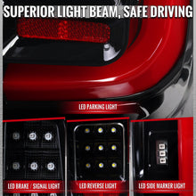 Load image into Gallery viewer, Spec-D Full LED Tail Lights for Chevy Colorado &amp; GMC Canyon (2015-2022) Sequential Turn Signals - Black or Chrome - Clear / Smoked / Red Lens Alternate Image