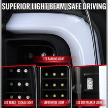 Load image into Gallery viewer, Spec-D Full LED Tail Lights for Chevy Colorado &amp; GMC Canyon (2015-2022) Sequential Turn Signals - Black or Chrome - Clear / Smoked / Red Lens Alternate Image