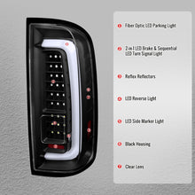 Load image into Gallery viewer, Spec-D Full LED Tail Lights for Chevy Colorado &amp; GMC Canyon (2015-2022) Sequential Turn Signals - Black or Chrome - Clear / Smoked / Red Lens Alternate Image