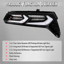 Load image into Gallery viewer, Spec-D LED Tail Lights for Chevy Corvette C7 (2014-2019) C8 Style with Sequential Turn Signals - Clear or Smoked Lens - Clear Lens Alternate Image