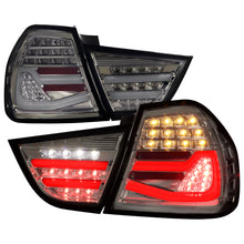 Load image into Gallery viewer, Spec-D LED Tail Lights BMW 325i 328i 330i 335i M3 E90 Sedan LCI (09-11) Sequential Signal Red / Chrome / Black Alternate Image