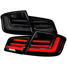 Load image into Gallery viewer, Spec-D LED Tail Lights for BMW M5 528i 535i 550i F10 Sedan (2011-2013) Sequential Signals - Black with Red or White Bars Alternate Image