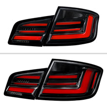 Load image into Gallery viewer, Spec-D LED Tail Lights for BMW M5 528i 535i 550i F10 Sedan (2011-2013) Sequential Signals - Black with Red or White Bars Alternate Image