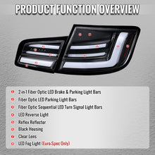 Load image into Gallery viewer, Spec-D LED Tail Lights for BMW M5 528i 535i 550i F10 Sedan (2011-2013) Sequential Signals - Black with Red or White Bars Alternate Image