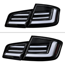 Load image into Gallery viewer, Spec-D LED Tail Lights for BMW M5 528i 535i 550i F10 Sedan (2011-2013) Sequential Signals - Black with Red or White Bars Alternate Image