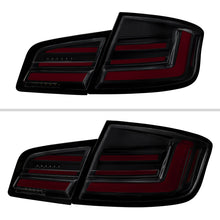 Load image into Gallery viewer, Spec-D LED Tail Lights for BMW M5 528i 535i 550i F10 Sedan (2011-2013) Sequential Signals - Black with Red or White Bars Alternate Image