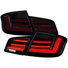 Load image into Gallery viewer, Spec-D LED Tail Lights for BMW M5 528i 535i 550i F10 Sedan (2011-2013) Sequential Signals - Black with Red or White Bars Alternate Image