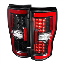 Load image into Gallery viewer, Spec-D Full LED Tail Lights Ford F250/ F350/ F450/ F550 Super Duty (2017-2019) LED Bar - Black or Chrome Alternate Image
