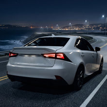 Load image into Gallery viewer, Spec-D LED Tail Lights for Lexus IS250 &amp; IS350 (2014-2017) Sequential Turn Signals - Gloss Black with Clear or Smoked Lens - Gloss Black - Clear Lens Alternate Image
