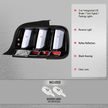 Load image into Gallery viewer, Spec-D LED Tail Lights for Ford Mustang S197 (2005-2009) Clear or Red Lens - Clear Lens Alternate Image