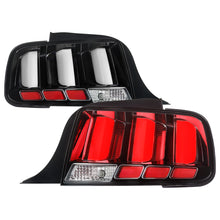 Load image into Gallery viewer, Spec-D LED Tail Lights for Ford Mustang S197 (2005-2009) Clear or Red Lens - Clear Lens Alternate Image