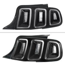 Load image into Gallery viewer, Spec-D LED Tail Lights for Ford Mustang S197 (2010-2014) with Sequential Turn Signals - Clear or Red Lens - Black Housing with Clear Lens Alternate Image