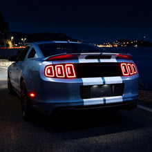 Load image into Gallery viewer, Spec-D LED Tail Lights for Ford Mustang S197 (2010-2014) with Sequential Turn Signals - Clear or Red Lens - Black Housing with Clear Lens Alternate Image