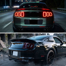 Load image into Gallery viewer, Spec-D LED Tail Lights for Ford Mustang S197 (2010-2014) with Sequential Turn Signals - Clear or Red Lens - Black Housing with Clear Lens Alternate Image