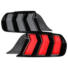 Load image into Gallery viewer, Spec-D Tail Lights Ford Mustang S550 (2015-2023) Sequential Full LED - Clear / Smoked / Red Lens Alternate Image