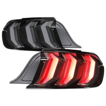 Load image into Gallery viewer, Spec-D Tail Lights Ford Mustang S550 (2015-2023) Sequential Full LED - Clear / Smoked / Red Lens Alternate Image