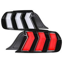Load image into Gallery viewer, Spec-D Tail Lights Ford Mustang S550 (2015-2023) Sequential Full LED - Clear / Smoked / Red Lens Alternate Image