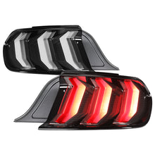 Load image into Gallery viewer, Spec-D Tail Lights Ford Mustang S550 (2015-2023) Sequential Full LED - Clear / Smoked / Red Lens Alternate Image
