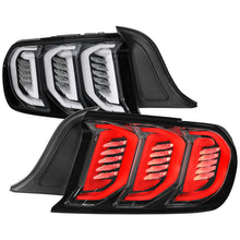 Load image into Gallery viewer, Spec-D Tail Lights Ford Mustang S550 (2015-2023) Sequential Full LED - Clear / Smoked / Red Lens Alternate Image