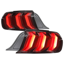 Load image into Gallery viewer, Spec-D Tail Lights Ford Mustang S550 (2015-2023) Sequential Full LED - Clear / Smoked / Red Lens Alternate Image