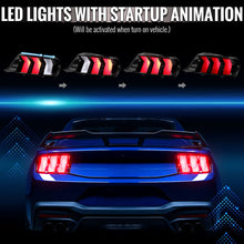Load image into Gallery viewer, Spec-D Tail Lights for Ford Mustang S650 (2024-2026) Sequential Full LED - Clear or Smoked Lens Alternate Image