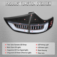 Load image into Gallery viewer, Spec-D Full LED Tail Lights for Toyota Sienna (2011-2020) Sequential Turn Signals &amp; Start Up Animation Alternate Image