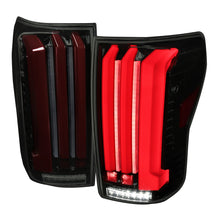 Load image into Gallery viewer, Spec-D Tail Lights Toyota Tundra (2007-2013) Full LED w/ Sequential Turn Signal Black or Smoked - Gloss Black w/ Smoked Lens &amp; Red LED Alternate Image