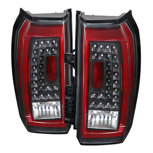 Spec-D LED Tail Lights GMC Yukon / Yukon XL (2015-2020) Black / Smoke / Red