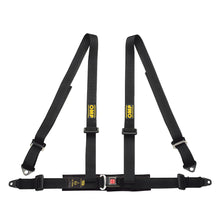 Load image into Gallery viewer, OMP Road Series Racing Harness - Black 4 Point - Default Title Alternate Image