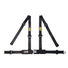 Load image into Gallery viewer, OMP Road Series Racing Harness - Black 4 Point - Default Title Alternate Image