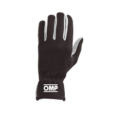 Load image into Gallery viewer, OMP New Rally Short Suede Leather Gloves [Unpadded] Black / Red / Blue Alternate Image