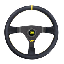 Load image into Gallery viewer, OMP WRC Steering Wheel [350mm Dished - Leather] Black or Black/Red Alternate Image