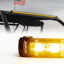 Load image into Gallery viewer, Xprite LED Light Bar [Yellow Flood Beam] Ultra Thin Astro Series Alternate Image