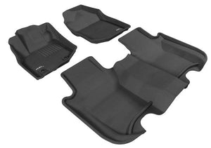 3D MAXpider Floor Mats Honda Fit (2009-2013) All-Weather Kagu Series - Front or Second Row