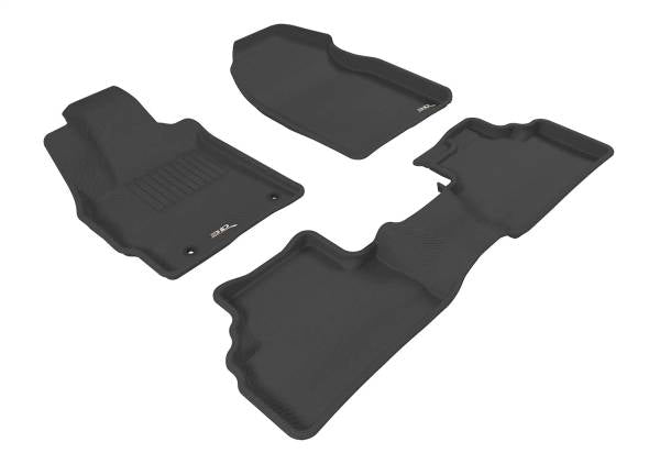 3D MAXpider 2007-2012 Mazda CX-7 Kagu 1st Row Floormat - Black main image 0