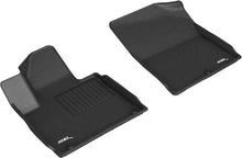 Load image into Gallery viewer, 3D MAXpider Floor Mats Kia Sorento 6 Seater (22-24) All-Weather Kagu Series Black - Front / Second / Third Row - Front Row Alternate Image
