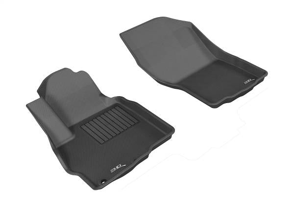 thumbnail image 2 of 3D Molded TPE Rubber Floor Mats For Mitsubishi Outlander 2019+ Hybrid – 4-Piece Set, Black 2 of 4