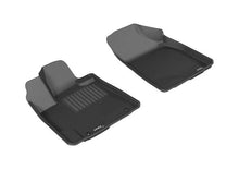 Load image into Gallery viewer, 3D MAXpider Floor Mats Toyota Highlander Gas / Hybrid (08-13) All-Weather Kagu Series Black - Front / Second / Third Row - Hybrid / Front Row Alternate Image