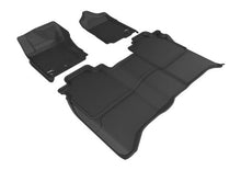 Load image into Gallery viewer, 3D MAXpider Floor Mats Nissan Titan / Titan XD (16-24) All-Weather Kagu Series Black - Front or Second Row - Without Storage Box / Complete Set Alternate Image