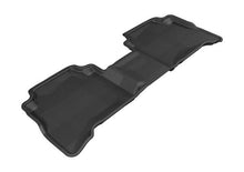 Load image into Gallery viewer, 3D MAXpider Floor Mats Kia Sorento 7 Seater (11-13) All-Weather Kagu Series Black - Front / Second / Third Row - 2nd Row Alternate Image