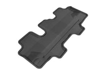 Load image into Gallery viewer, 3D MAXpider Floor Mats Kia Sorento 7 Seater (11-13) All-Weather Kagu Series Black - Front / Second / Third Row - 3rd Row Alternate Image