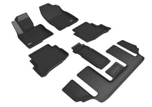 Load image into Gallery viewer, 3D MAXpider Floor Mats Mazda CX9 6 Seater (20-23) All-Weather Kagu Series Black - Front / Second / Third Row Alternate Image