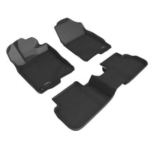 Load image into Gallery viewer, 3D MAXpider Floor Mats Honda Civic Sedan / Hatchback (22-24) All-Weather Kagu Series Black - Front or Second Row - Complete Set w/ USB Port Alternate Image