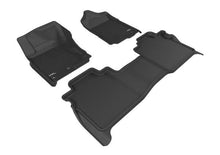 Load image into Gallery viewer, 3D MAXpider Floor Mats Nissan Titan / Titan XD (16-24) All-Weather Kagu Series Black - Front or Second Row - With Storage Box / Complete Set Alternate Image