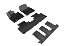Load image into Gallery viewer, 3D MAXpider Floor Mats Lexus RXL (18-22) All-Weather Kagu Series Black - Front / Second / Third Row - Complete Set Alternate Image