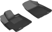 Load image into Gallery viewer, 3D MAXpider Floor Mats Toyota Highlander Gas / Hybrid (08-13) All-Weather Kagu Series Black - Front / Second / Third Row - Gas / Front Row Alternate Image